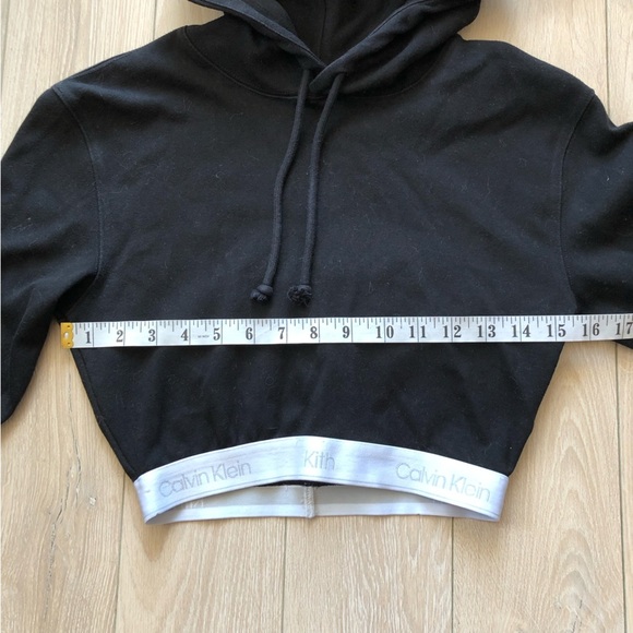 Calvin Klein x Kith Cropped Hoodie in Black Women’s Size XS - Picture 5 of 10
